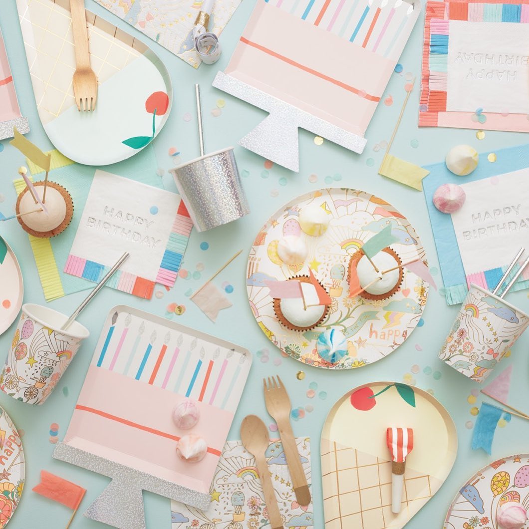 Birthday Cake Plates