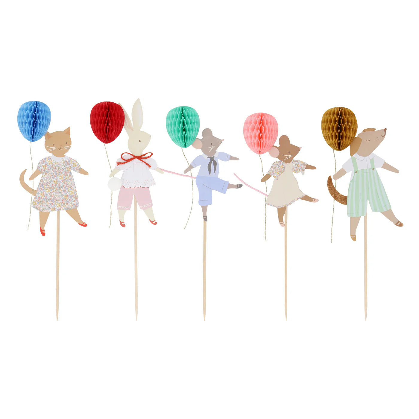 Animal Friends Cake Toppers