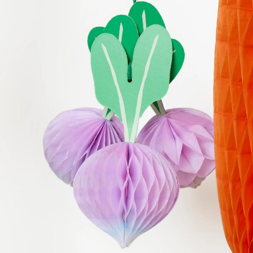 Paper Vegetable Decorations