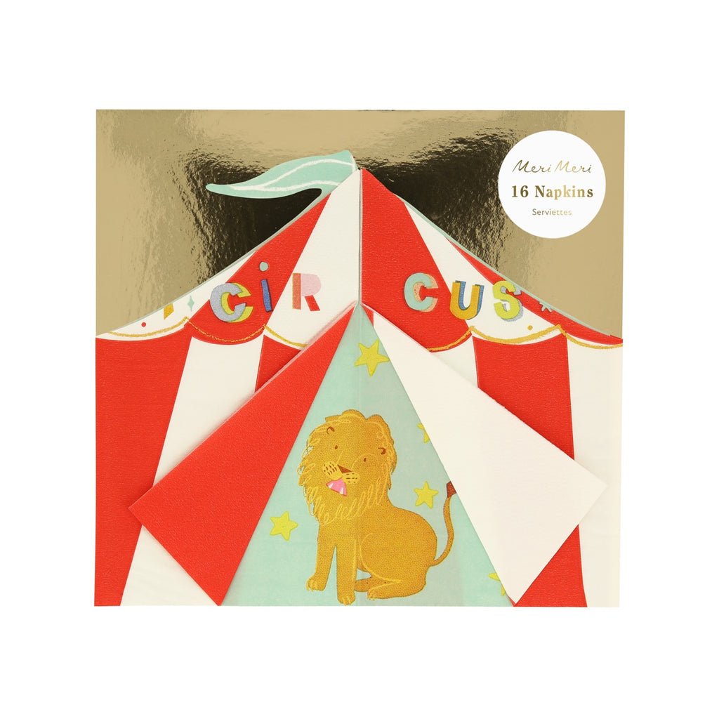 Circus Shaped Big Top Napkins