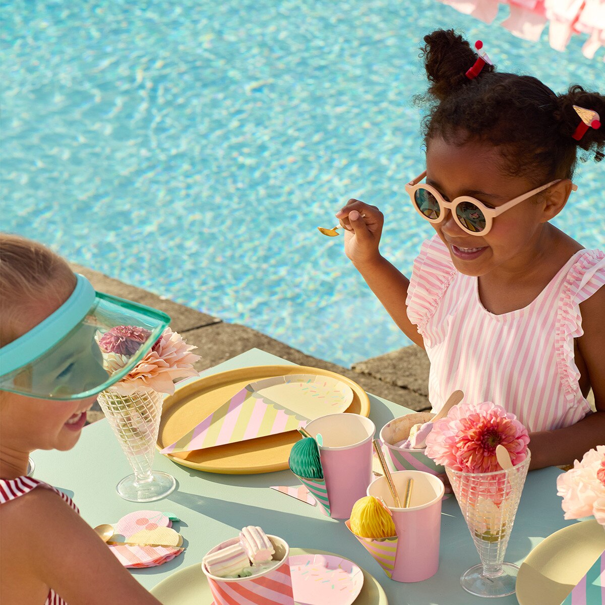Ice Cream With Sprinkles Plates