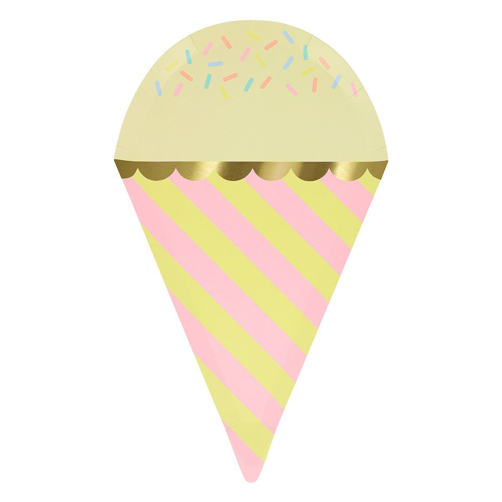 Ice Cream With Sprinkles Plates