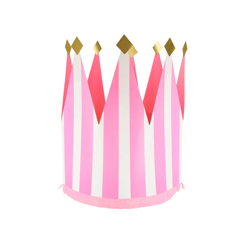 Striped Party Crowns