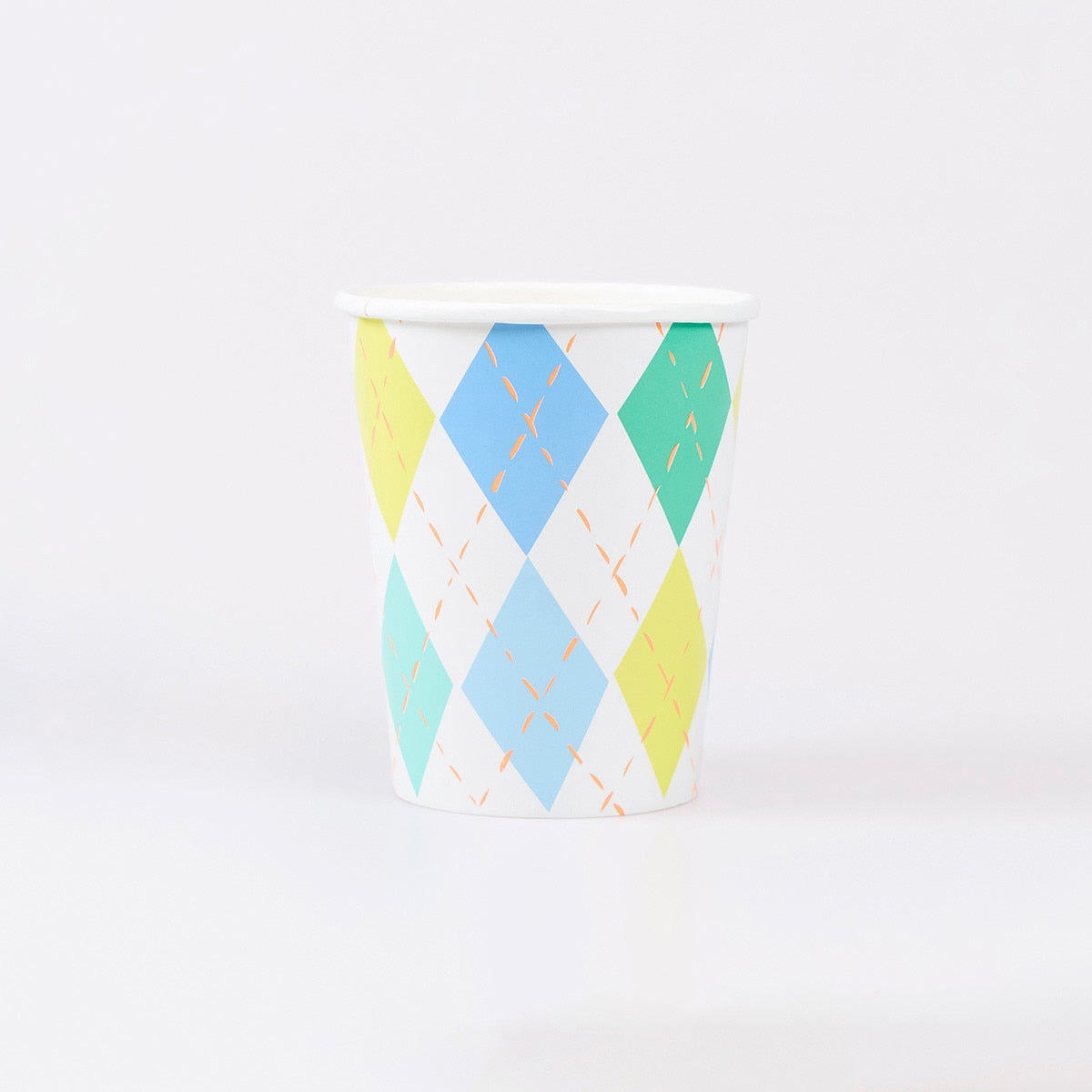 Golf Argyle Pattern Cups