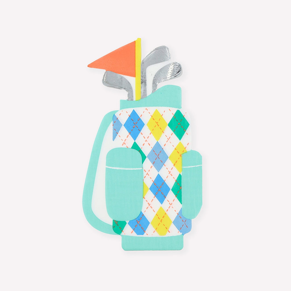 Golf Bag Shaped Napkins