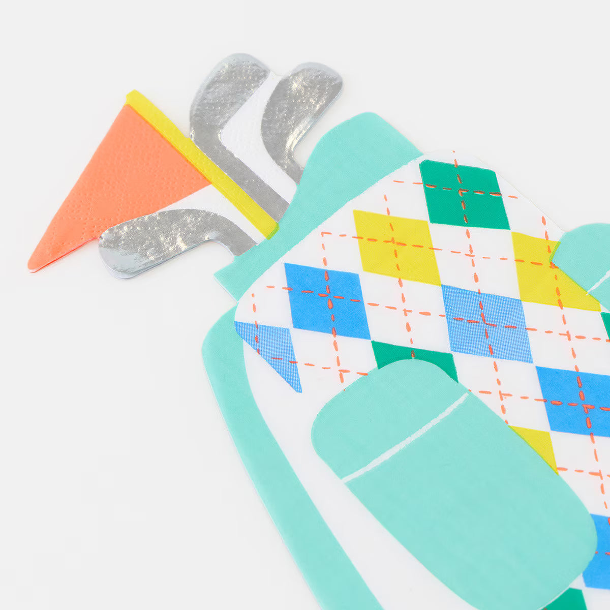 Golf Bag Shaped Napkins