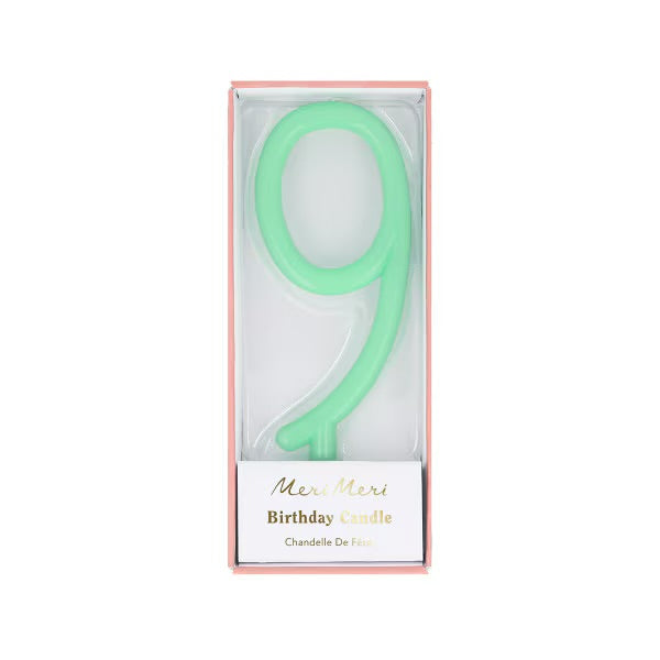 Slim Birthday Candle - 9