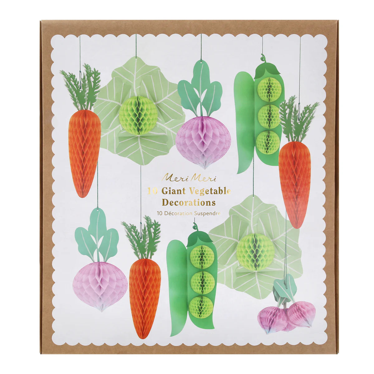 Paper Vegetable Decorations