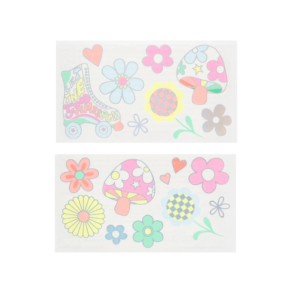 Groovy Temporary Tattoos