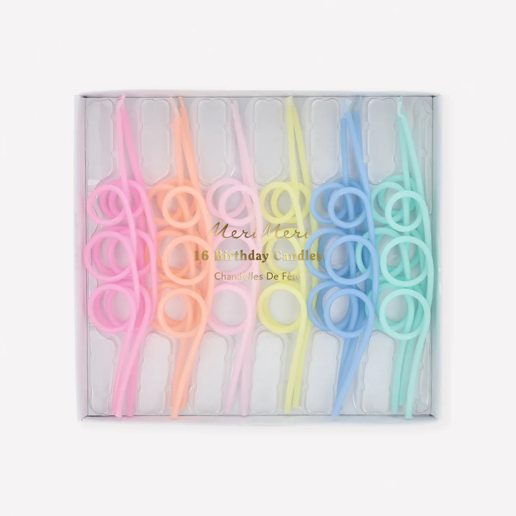 Pastel Loopy Candles