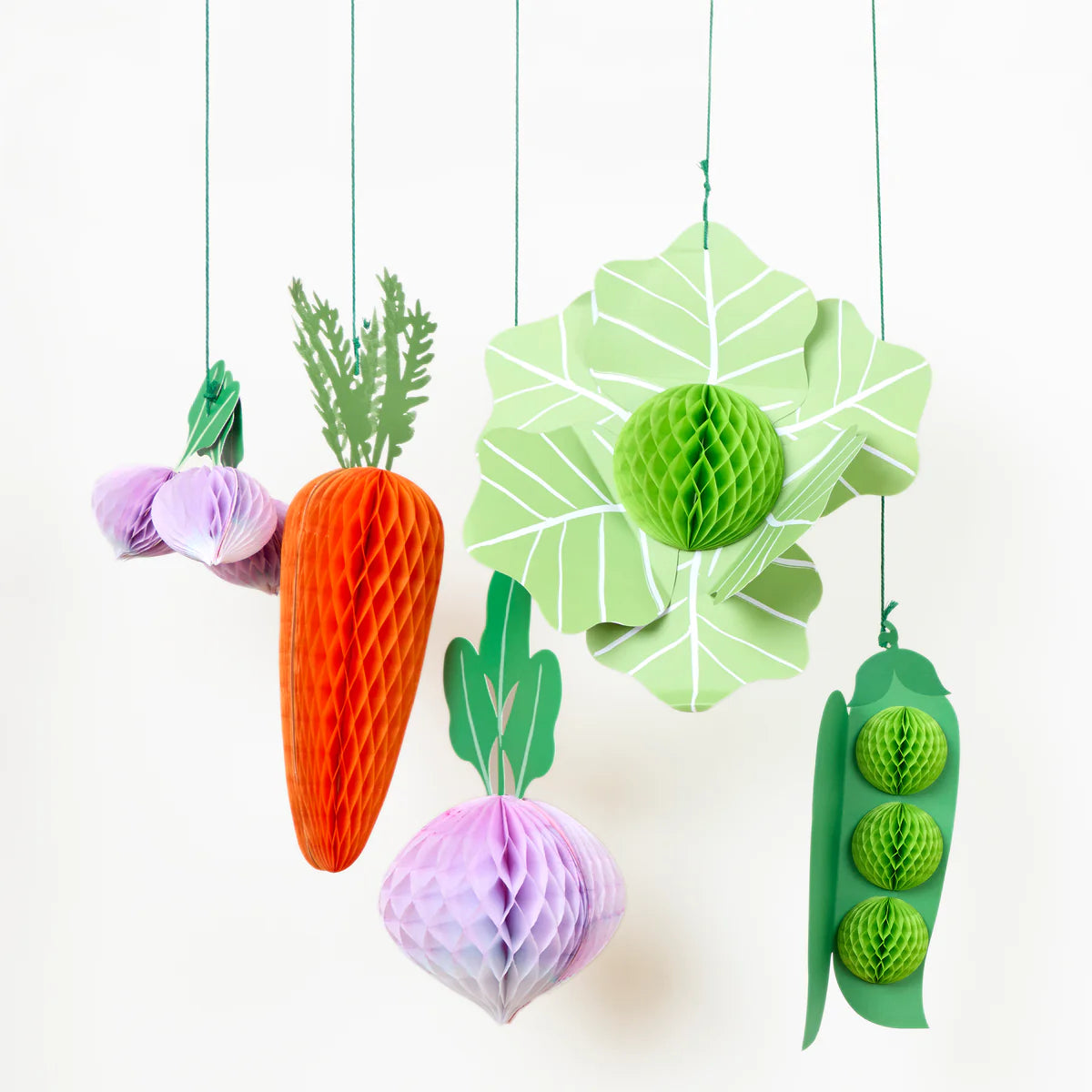 Paper Vegetable Decorations