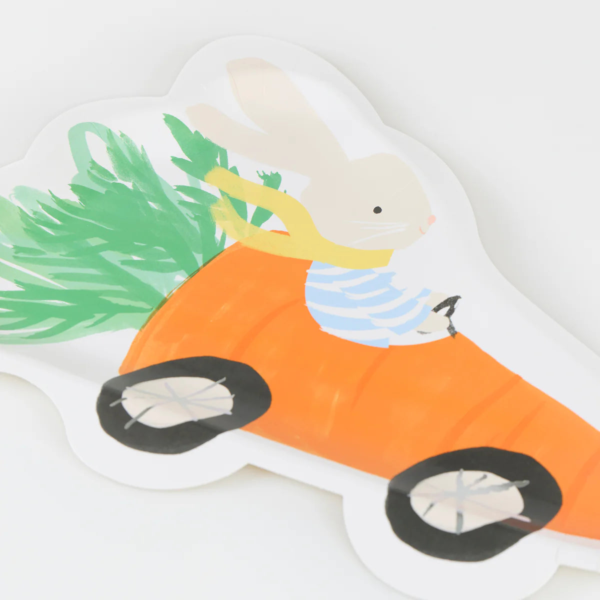 Racing Car Bunny Large Plates