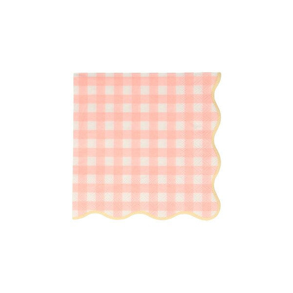 Gingham Small Napkins