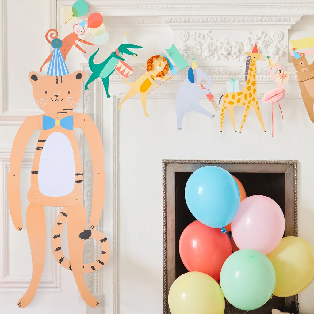 Animal Parade Large Paper Hanging Decorations