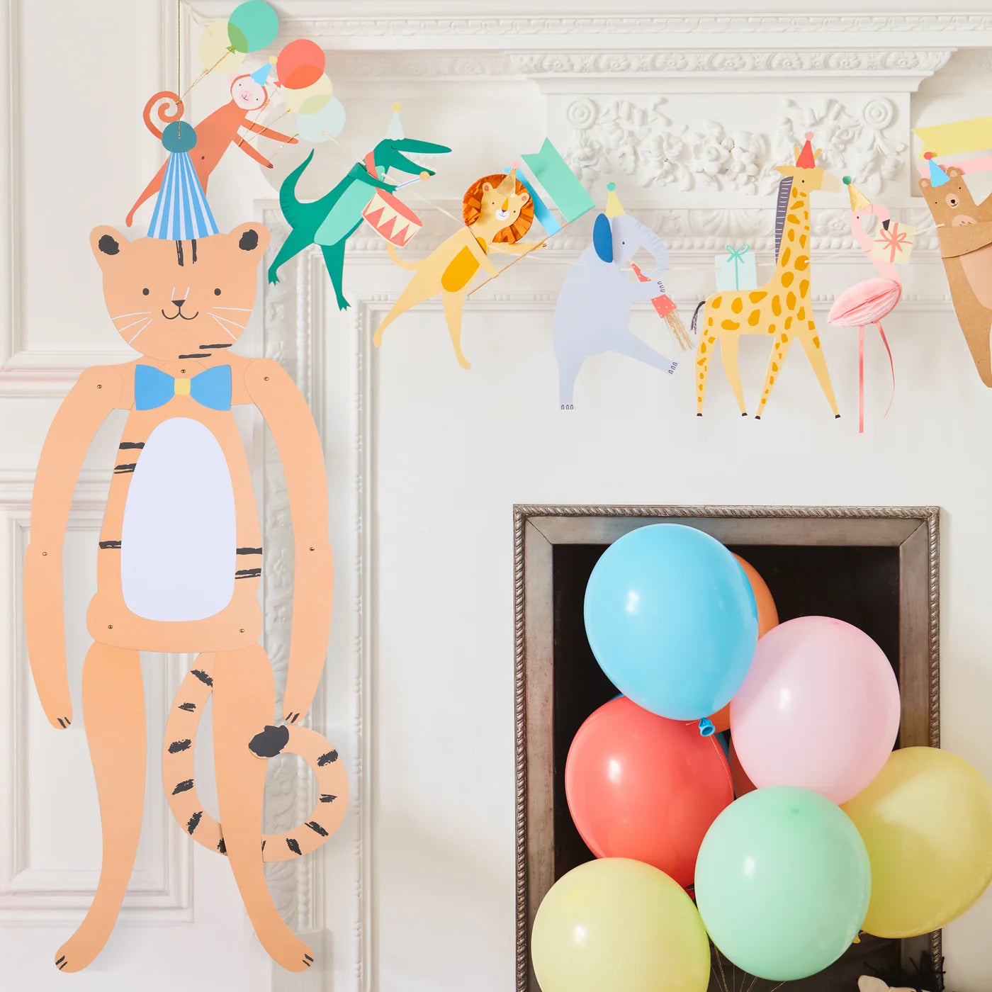 Animal Parade Large Paper Hanging Decorations