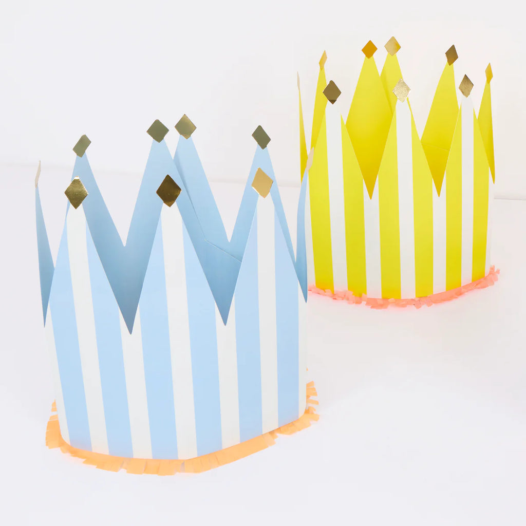 Striped Party Crowns