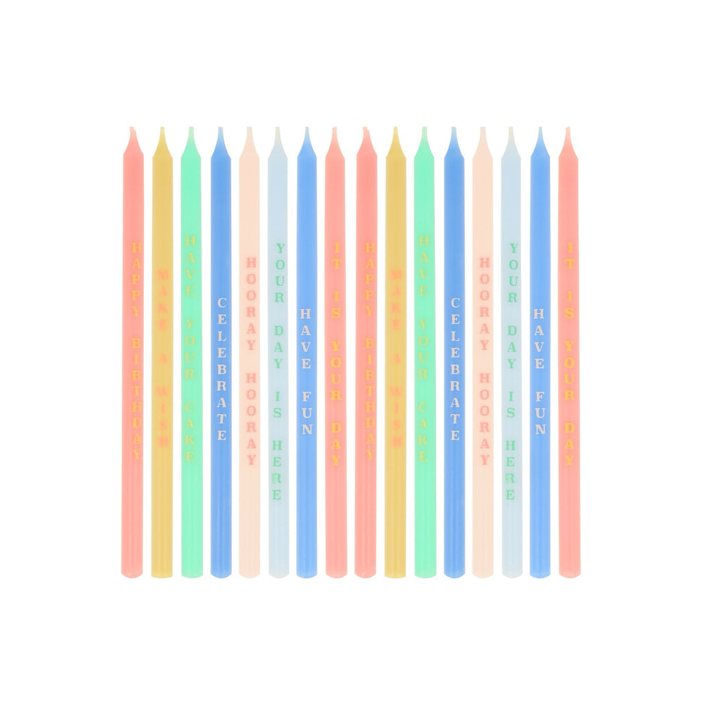 Birthday Phrases Candles