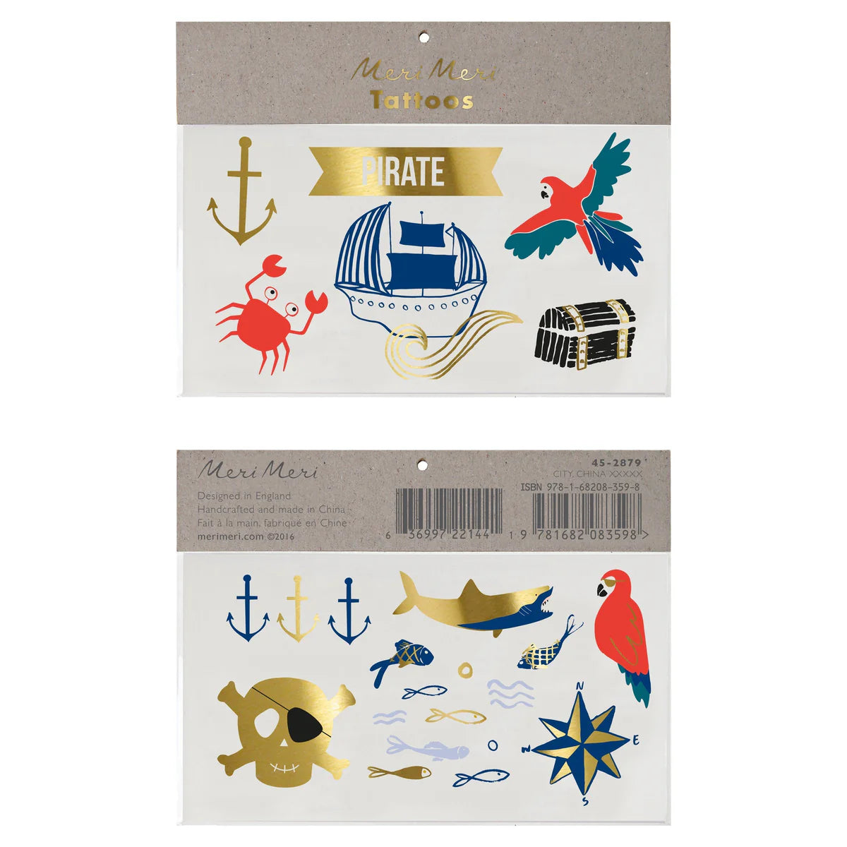 Pirate Bounty Large Tattoos