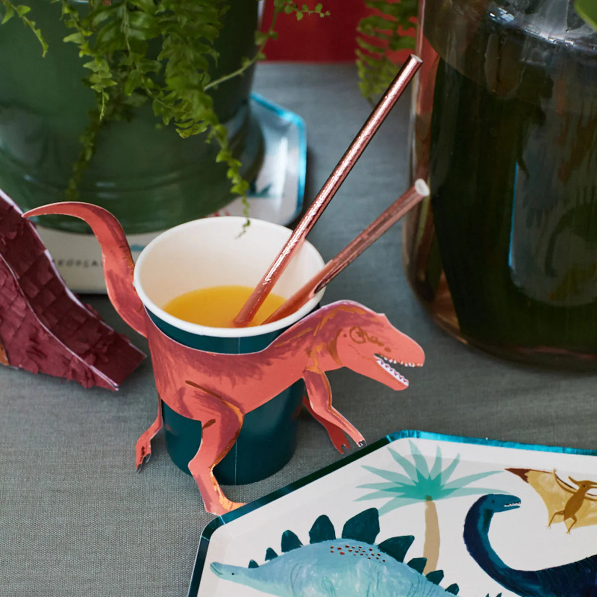 Dinosaur Kingdom T-Rex Party Cups