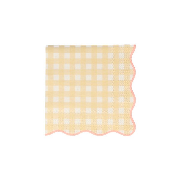 Gingham Small Napkins