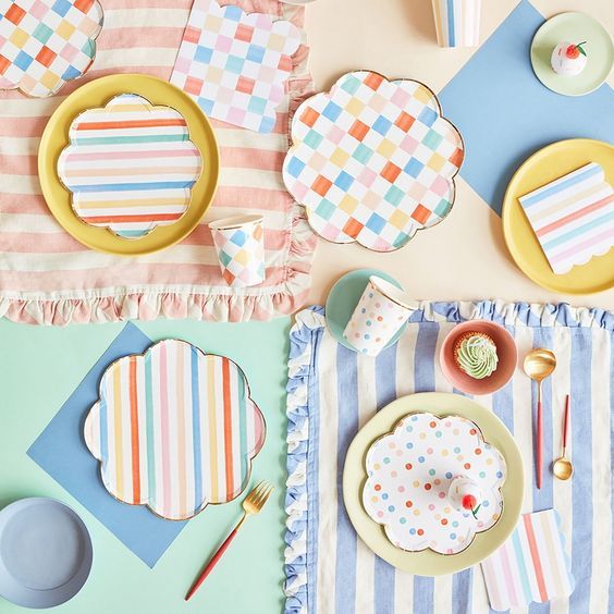 Colourful Pattern Side Plates