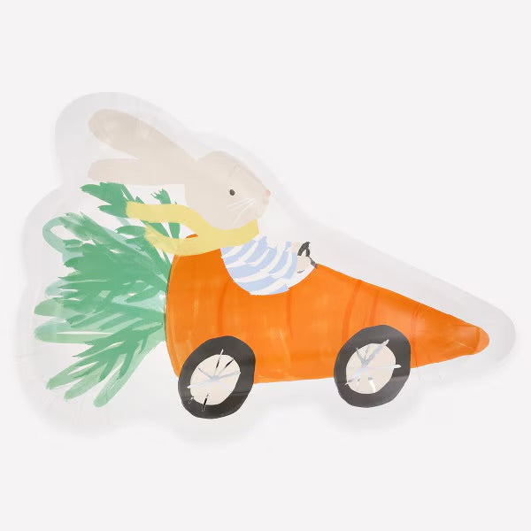 Racing Car Bunny Large Plates