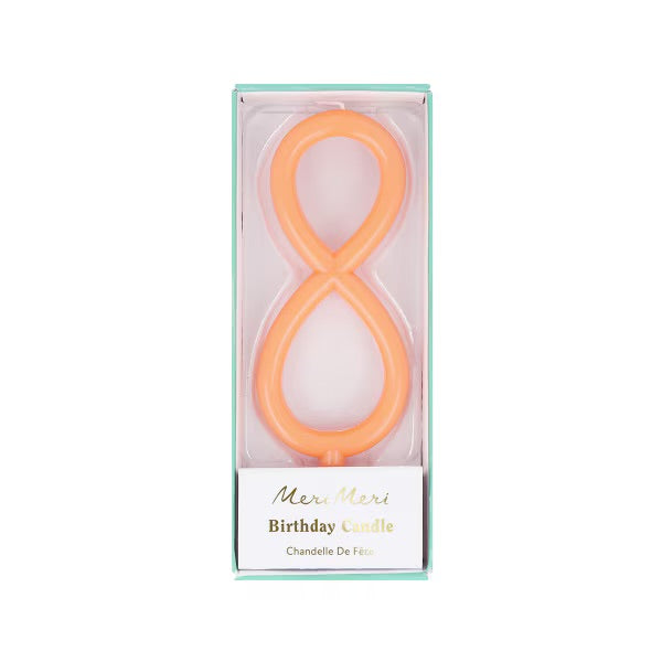 Slim Birthday Candle - 8