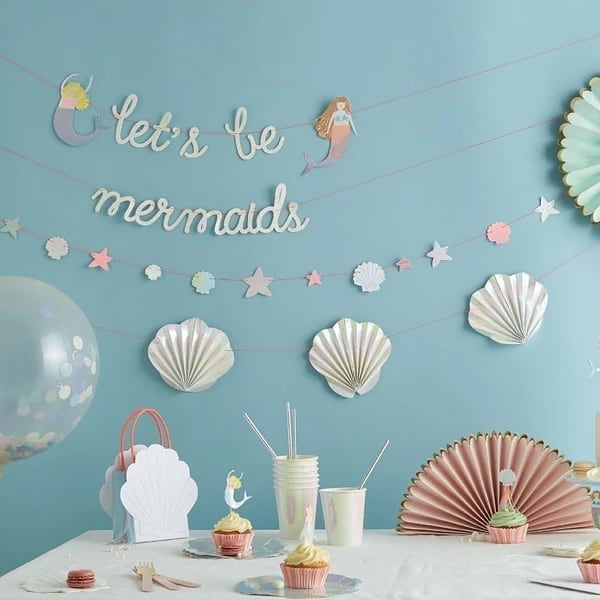 Mermaid Clam Shell Party Bags