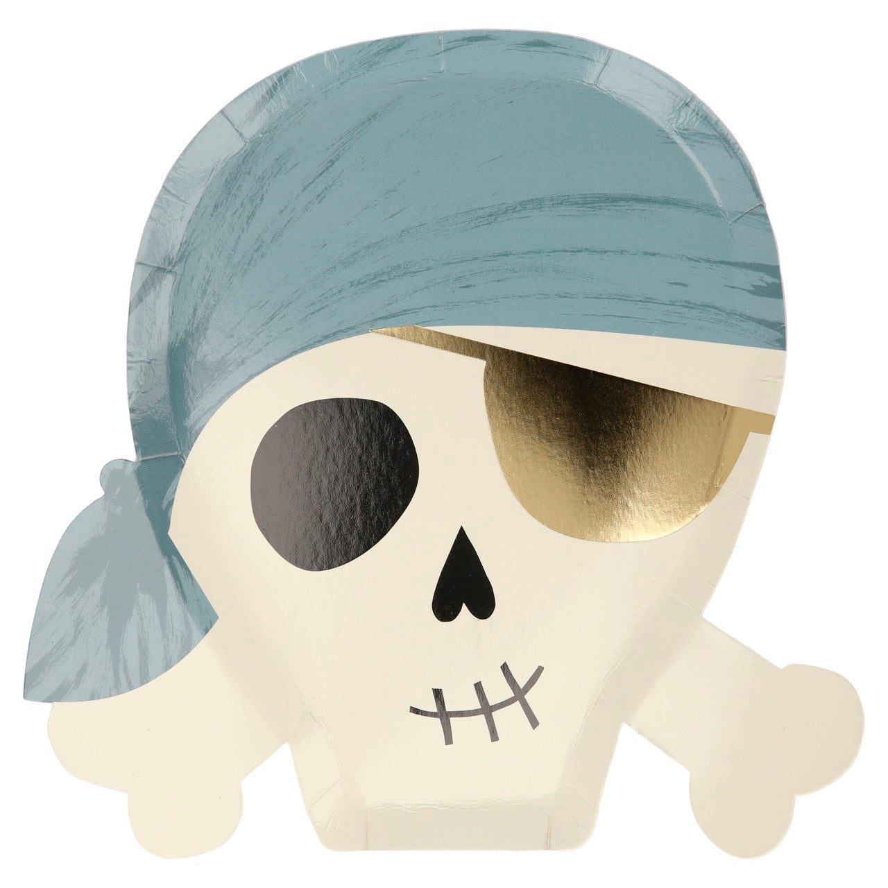 Pirate Skull Multi Colour Plates