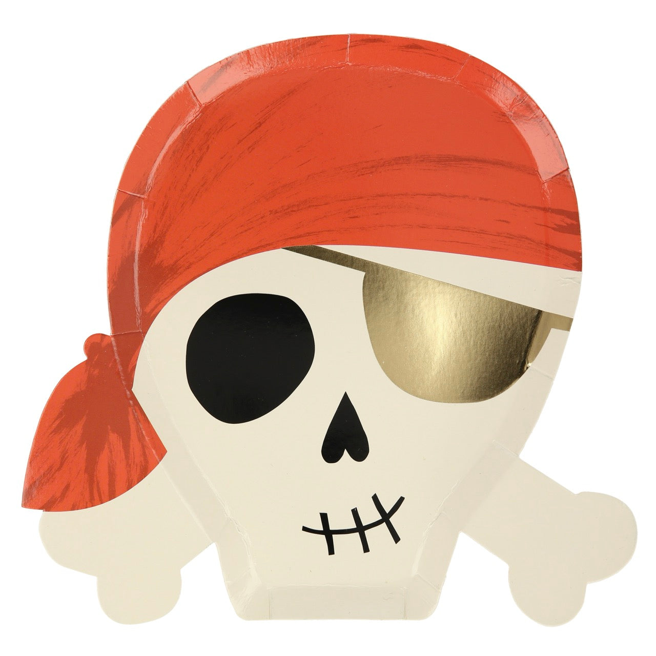 Pirate Skull Multi Colour Plates