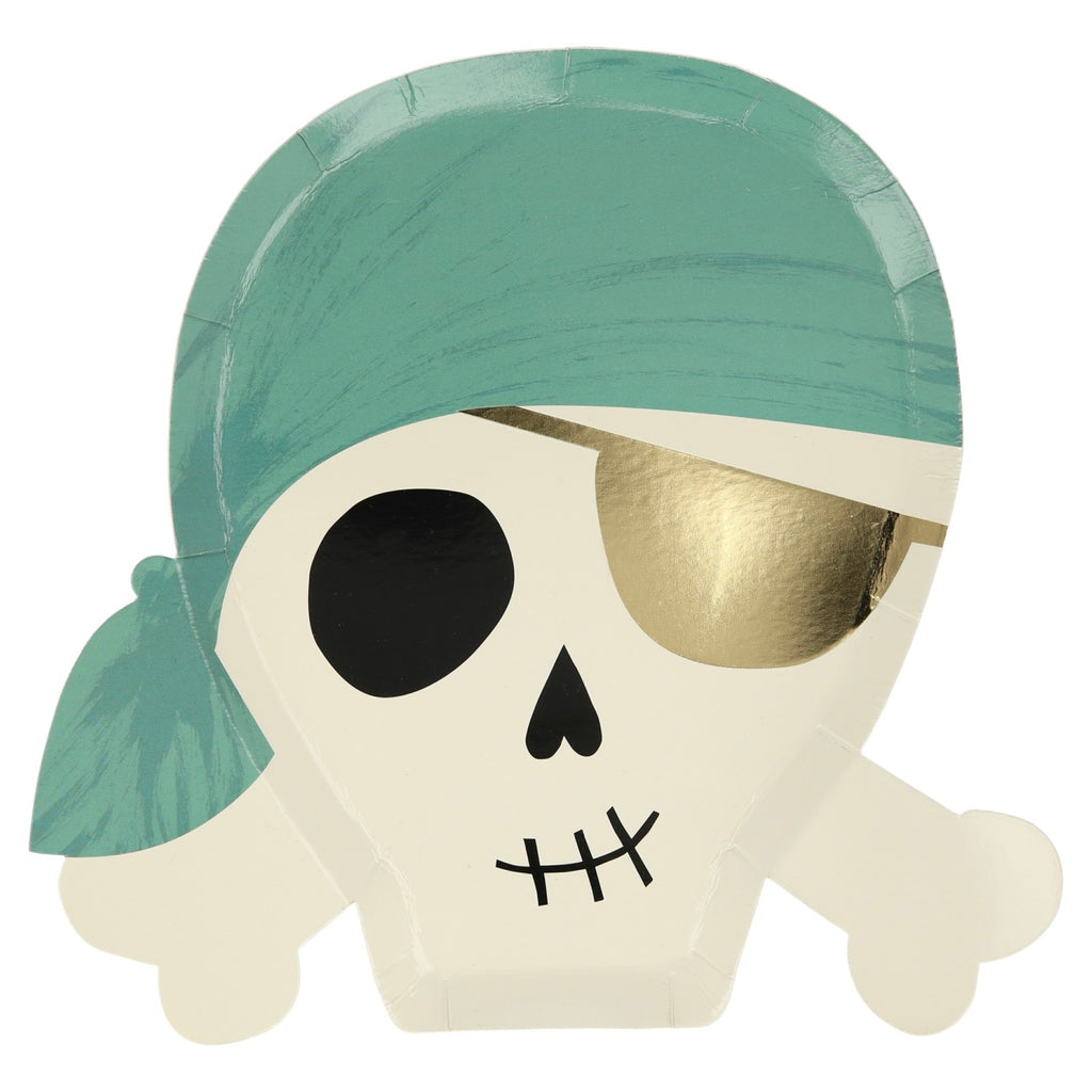 Pirate Skull Multi Colour Plates
