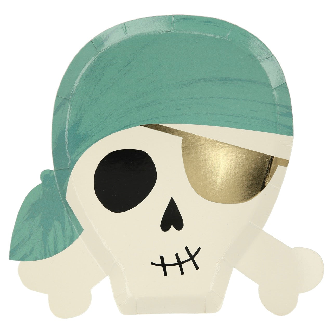 Pirate Skull Multi Colour Plates