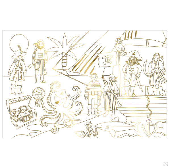Pirate XL Colouring Posters
