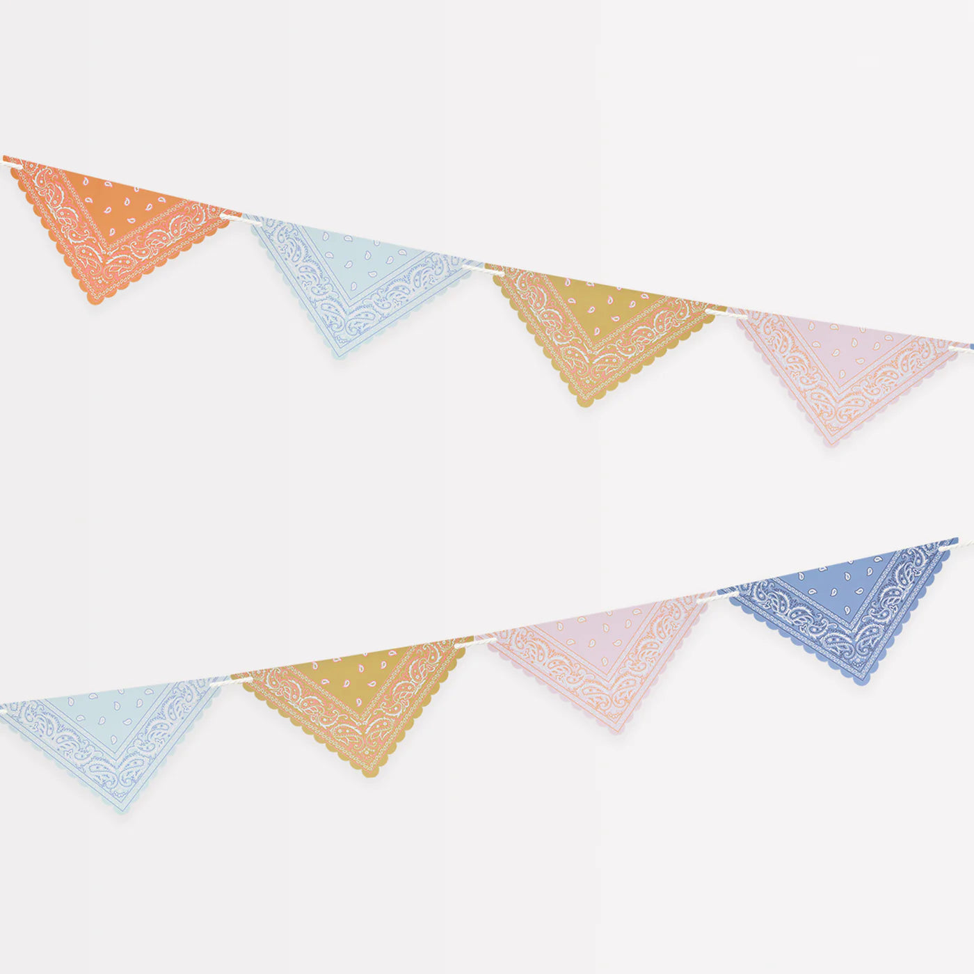 Western Bandana Flag Garland