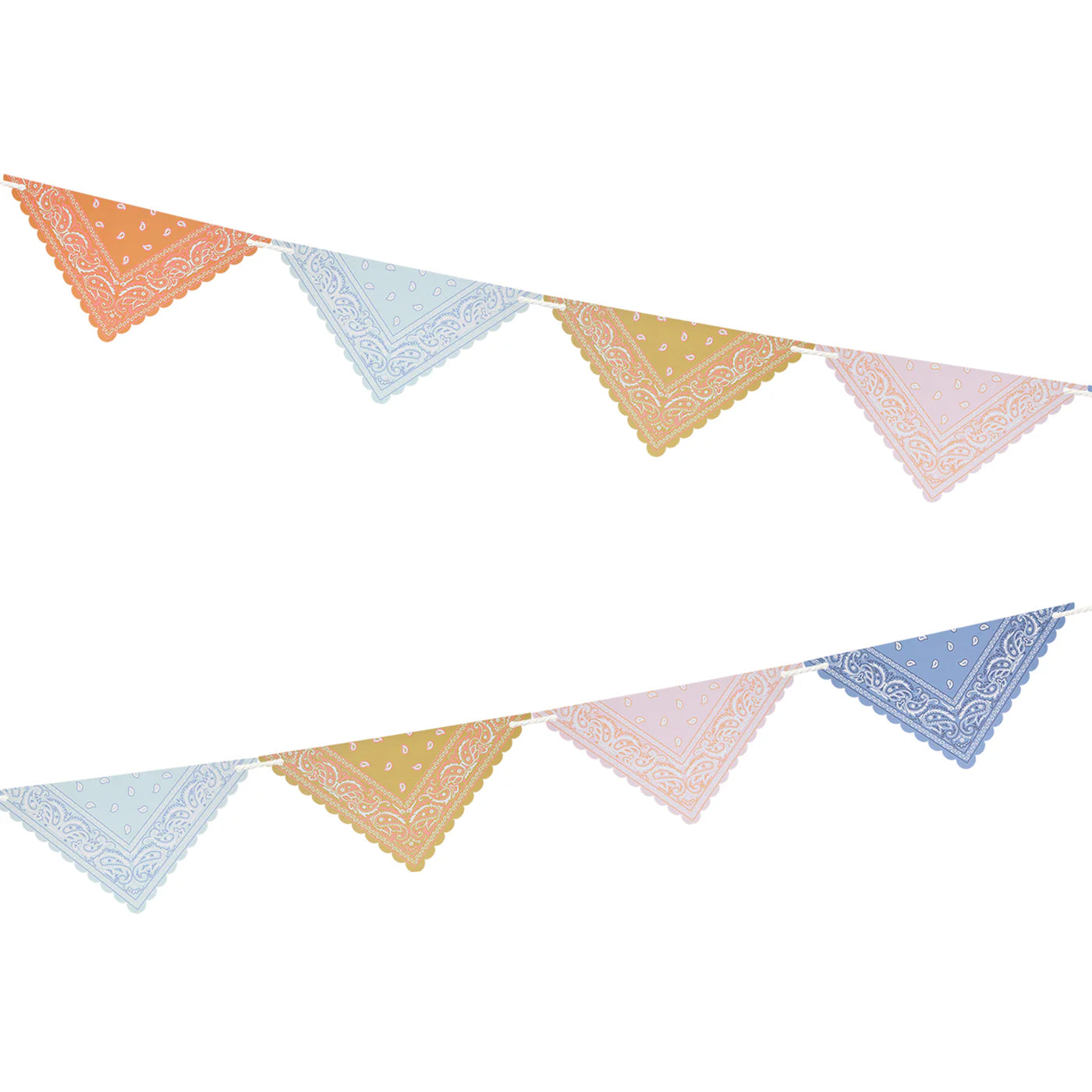 Western Bandana Flag Garland