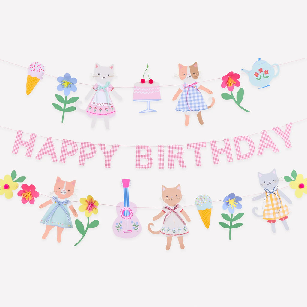 Kitten Club Garland Set