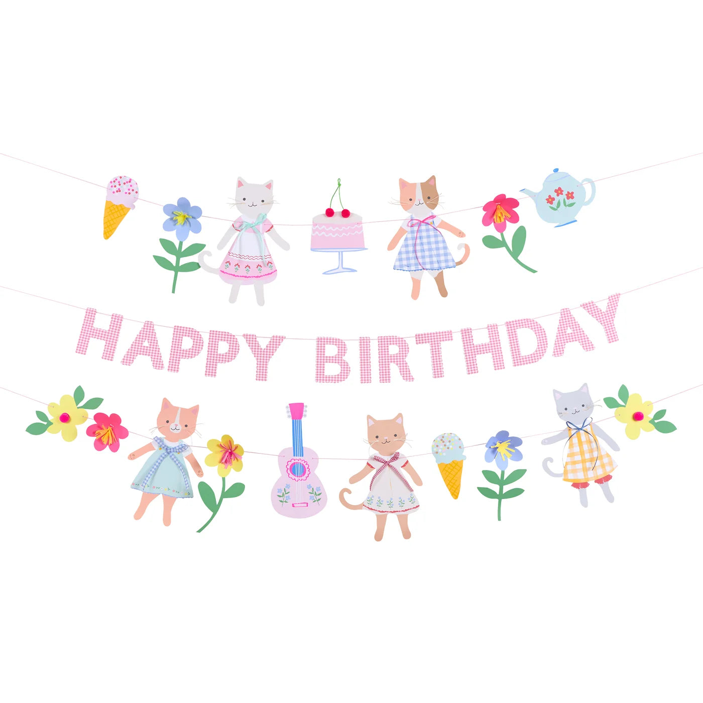 Kitten Club Garland Set