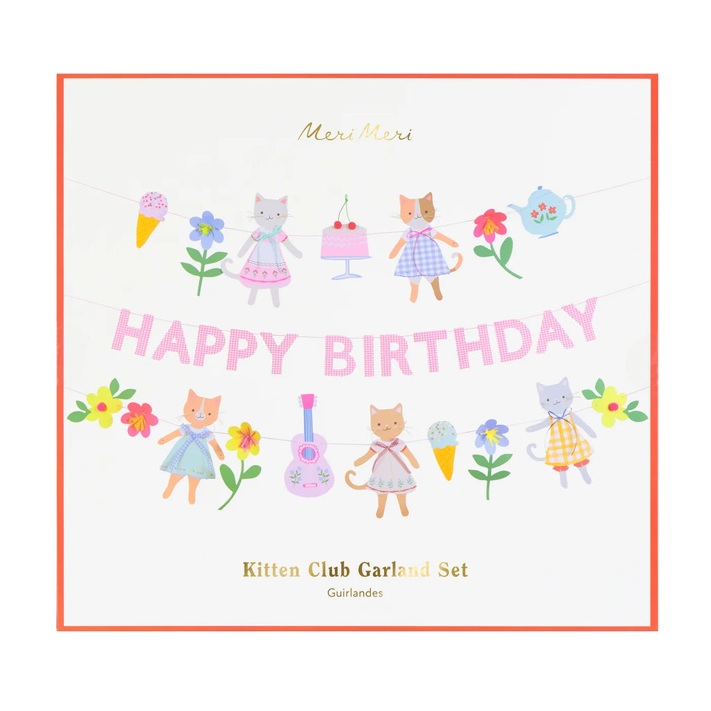 Kitten Club Garland Set