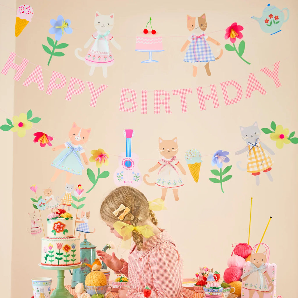 Kitten Club Garland Set