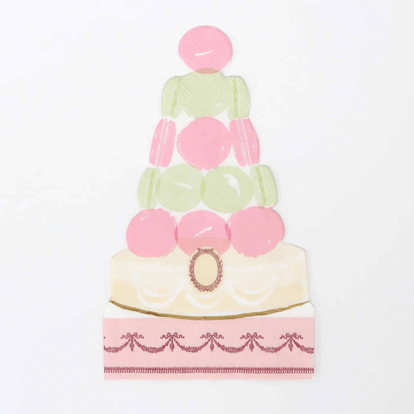 Meri Meri x Ladurée Paris Macaron Pyramid Napkins