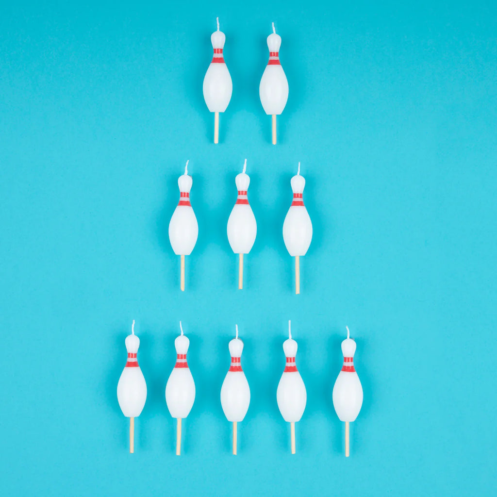 Bowling Pin Candles