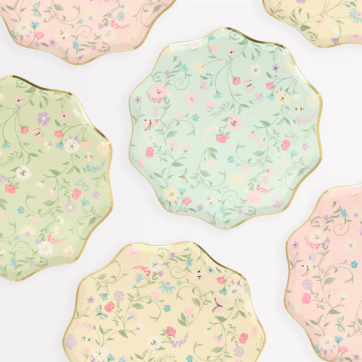 Meri Meri x Ladurée Paris Floral Side Plates