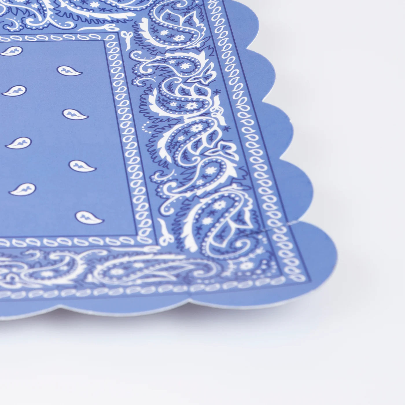 Western Bandana Square Plates