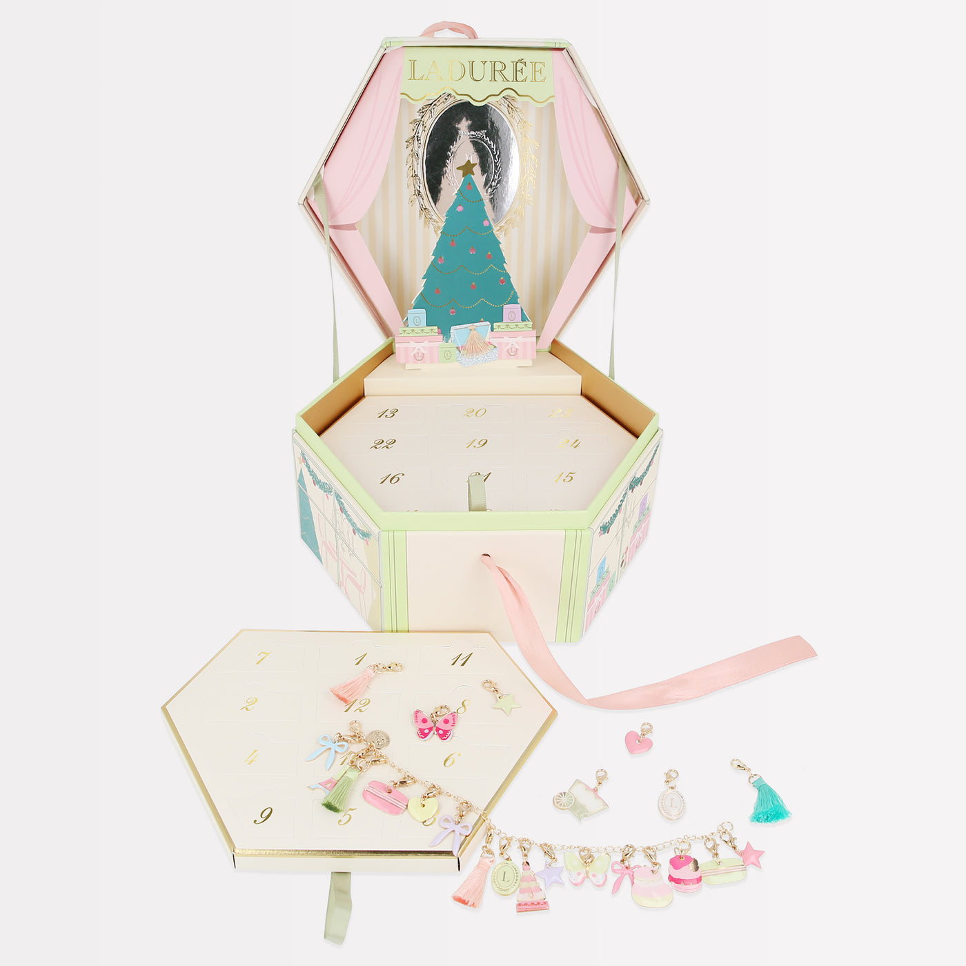 Meri Meri x Ladurée Paris Charm Bracelet Advent Calendar