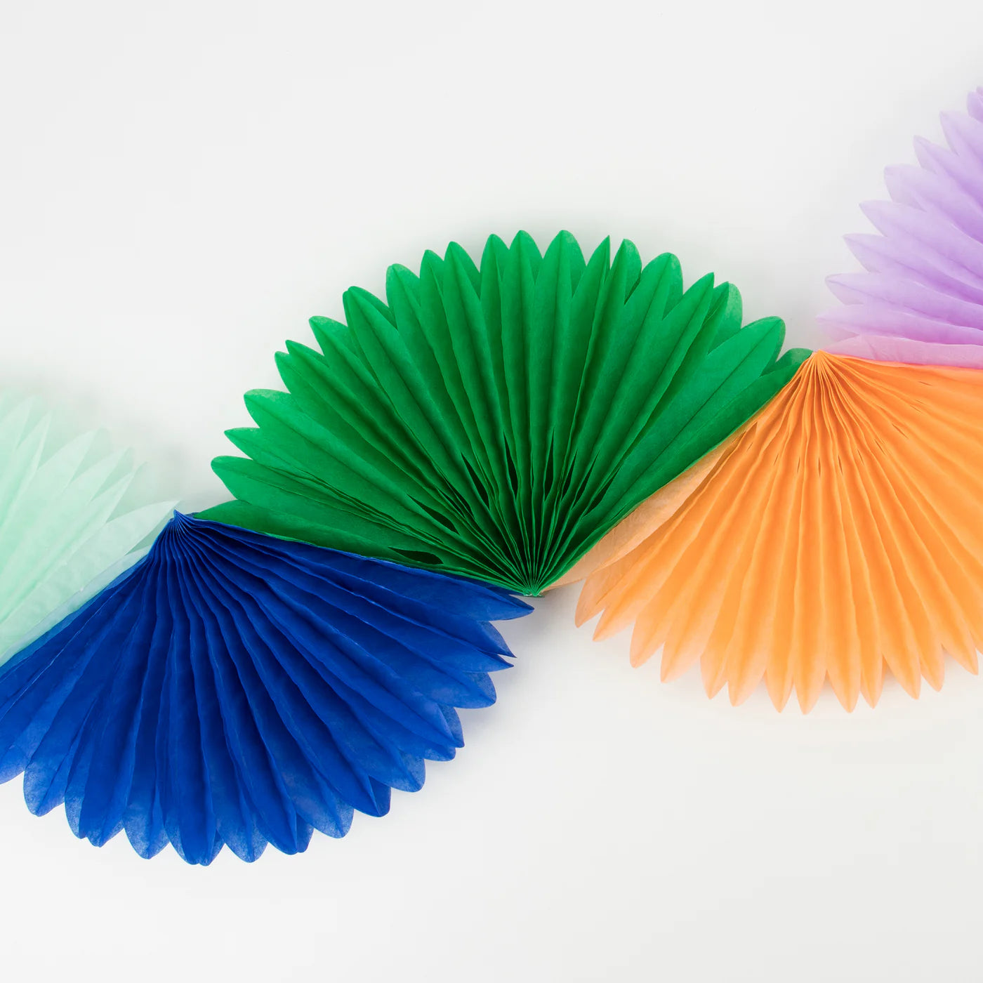 Rainbow Honeycomb Garland