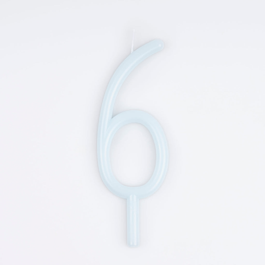 Slim Birthday Candle - 6