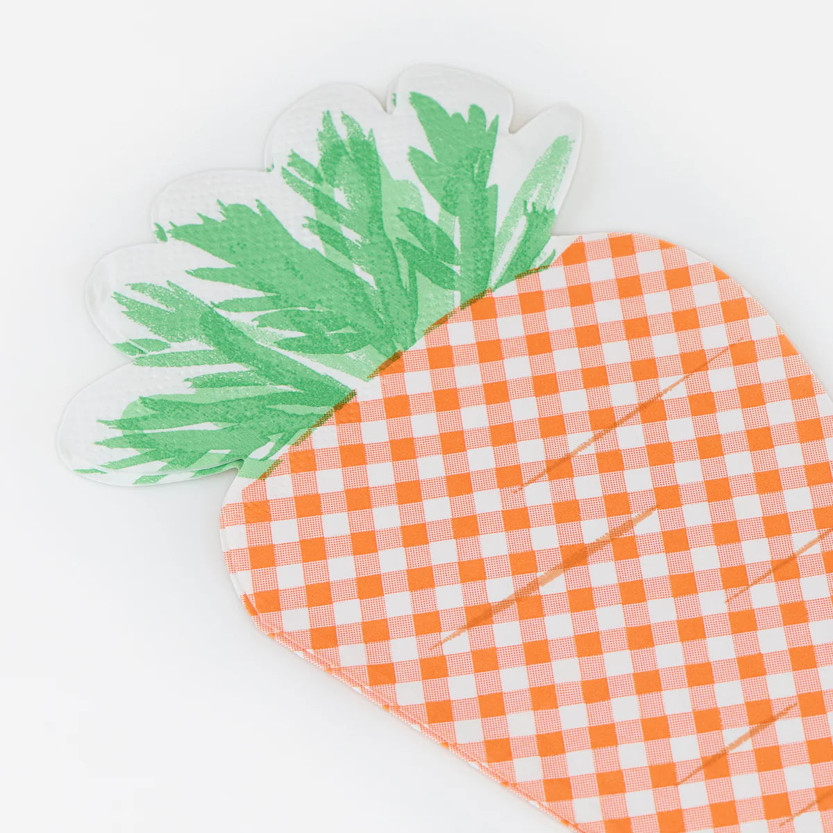 Gingham Carrot Napkins