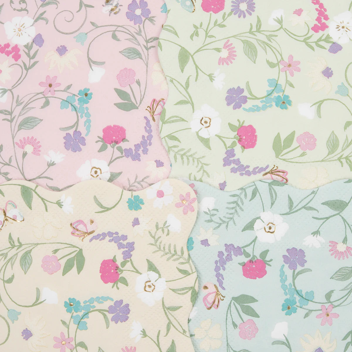 Meri Meri x Ladurée Floral Small Napkins