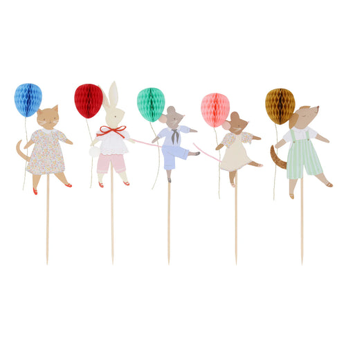 Animal Friends Cake Toppers