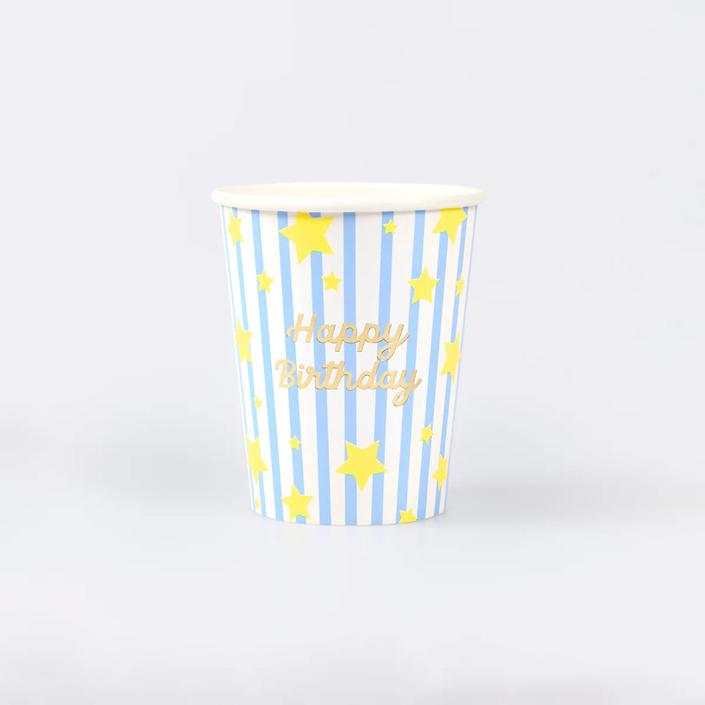Bright Stars Happy Birthday Cups